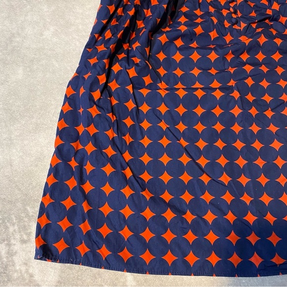 J Crew J.Crew Circle Dot Apron Cami Tank Top Cotton Poplin Shirt Size 8 - Picture 3 of 12